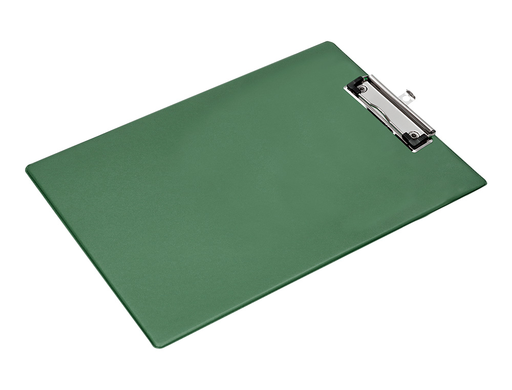 PORTANOTAS Q-CONNECT PLASTICO 50% RECICLADO DIN A4 VERDE OLIVA GROSOR 2,1 MM