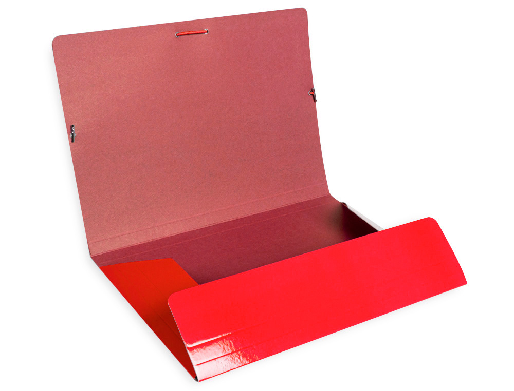 CARPETA LIDERPAPEL GOMAS TRES SOLAPAS CARTON PLASTIFICADO 800 GR DIN A3 COLORES SURTIDOS