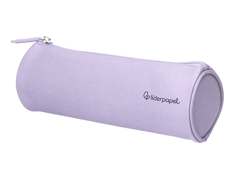ESTUCHE PORTATODO LIDERPAPEL CLASSIC CILINDRICO ANCHO 210X70MM LILA