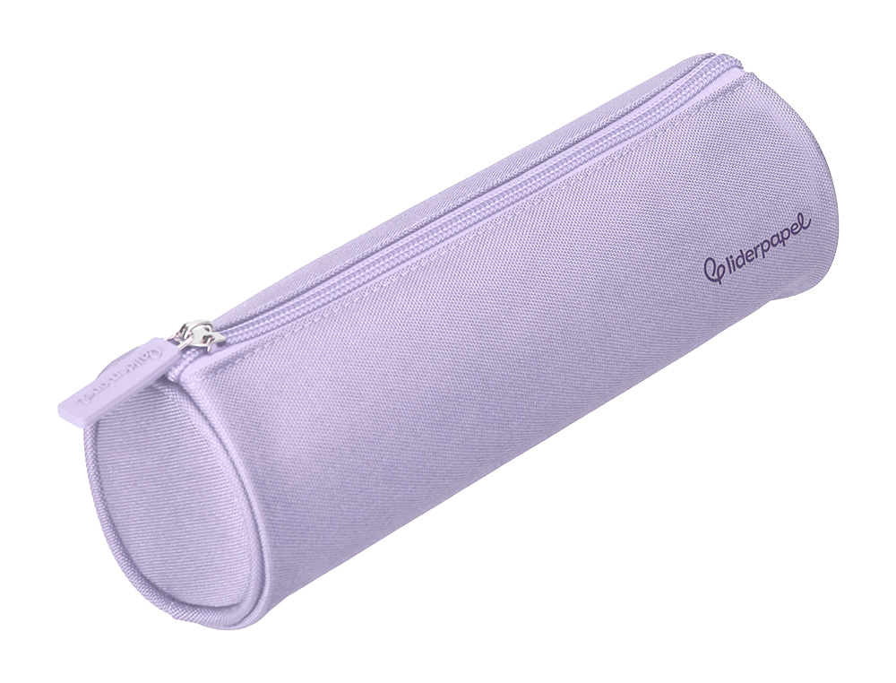 ESTUCHE PORTATODO LIDERPAPEL CLASSIC CILINDRICO ANCHO 210X70MM LILA