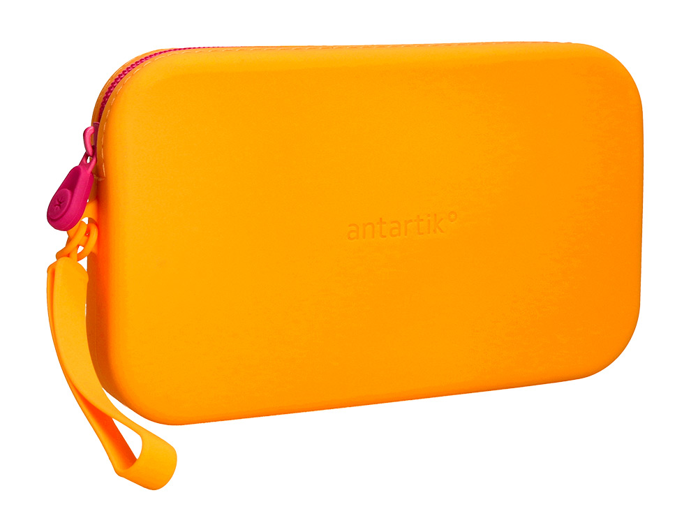 ESTUCHE PORTATODO ANTARTIK TROPICAL DIVE SILICONA CON ASA 190X120X25 MM EXPOSITOR DE 8 UNIDADES COLORES SURTIDOS