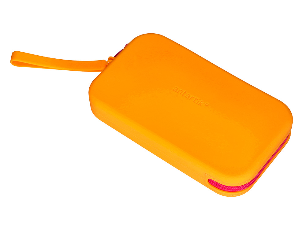 ESTUCHE PORTATODO ANTARTIK TROPICAL DIVE SILICONA CON ASA 190X120X25 MM EXPOSITOR DE 8 UNIDADES COLORES SURTIDOS