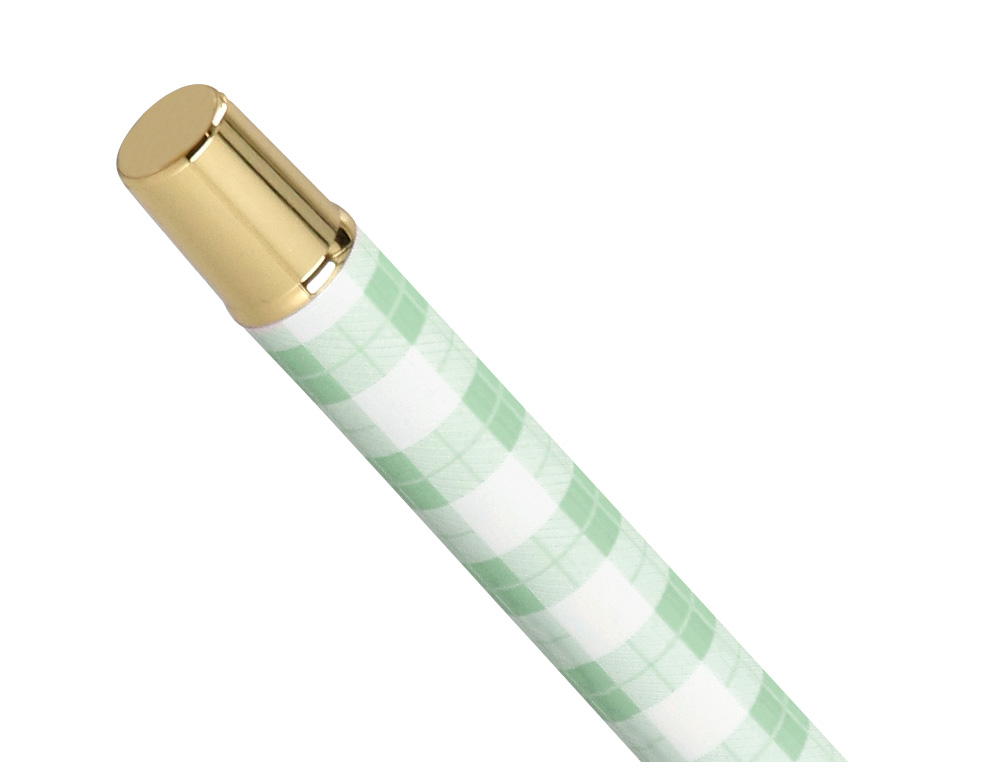 ROLLER BELIUS PICNIC ALUMINIO COLOR VERDE DORADO TINTA COLOR NEGRO CAJA DE DISEO