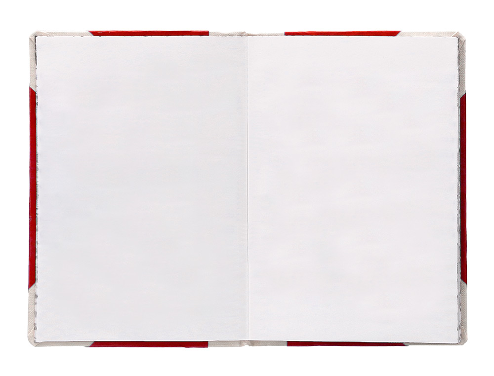 LIBRO CARTONE COSIDO FERNANDES FLECHA DIN A6+ LISO 50 HOJAS 100 GR ROJO