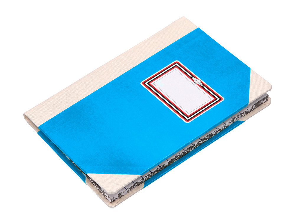 LIBRO CARTONE COSIDO FERNANDES FLECHA DIN A6+ RAYADO HORIZONTAL 50 HOJAS 100 GR AMARILLO