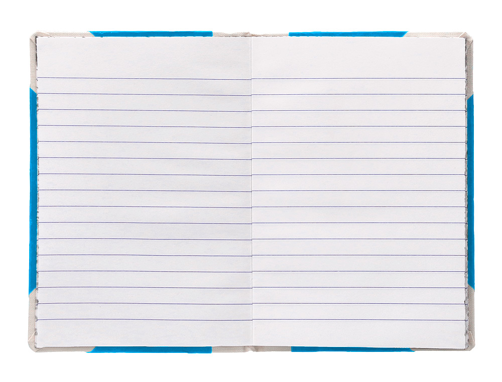 LIBRO CARTONE COSIDO FERNANDES FLECHA DIN A6+ RAYADO HORIZONTAL 50 HOJAS 100 GR AMARILLO
