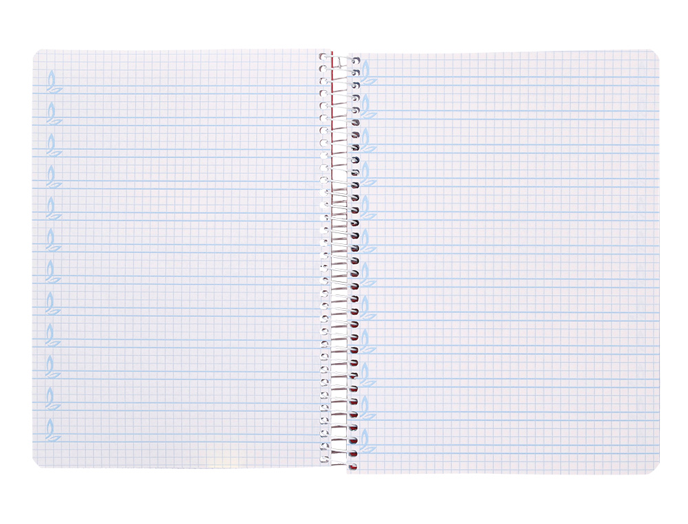 CUADERNO ESPIRAL LIDERPAPEL DIN A5 PAUTAGUIA TAPA BLANDA 40 H 75 GR CUADRO PAUTADO 5MM COLOR NARANJA