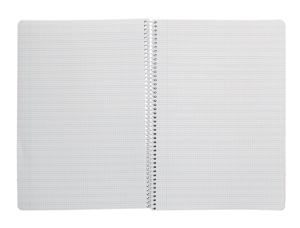 CUADERNO ESPIRAL LIDERPAPEL A4 PAUTAGUIA TAPA BLANDA 80H 75GR CUADRO PAUTADO 3MM COLOR NARANJA