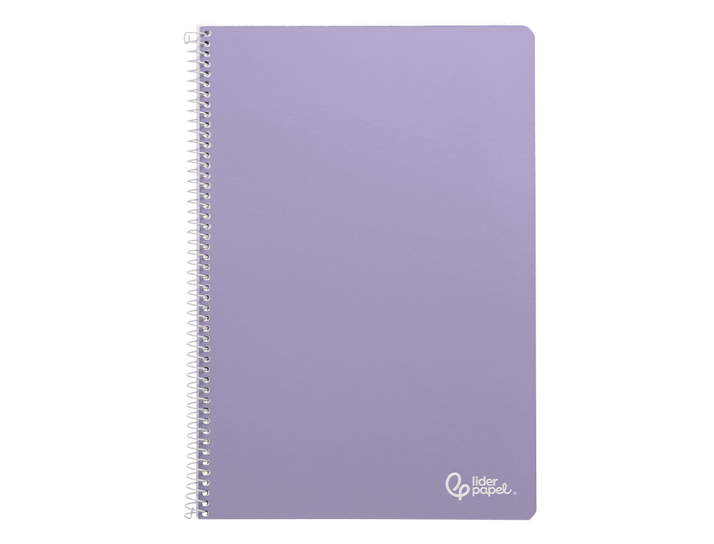 CUADERNO ESPIRAL LIDERPAPEL A4 SMART TAPA BLANDA 80H 75GR LISO SIN MARGEN COLORES SURTIDOS