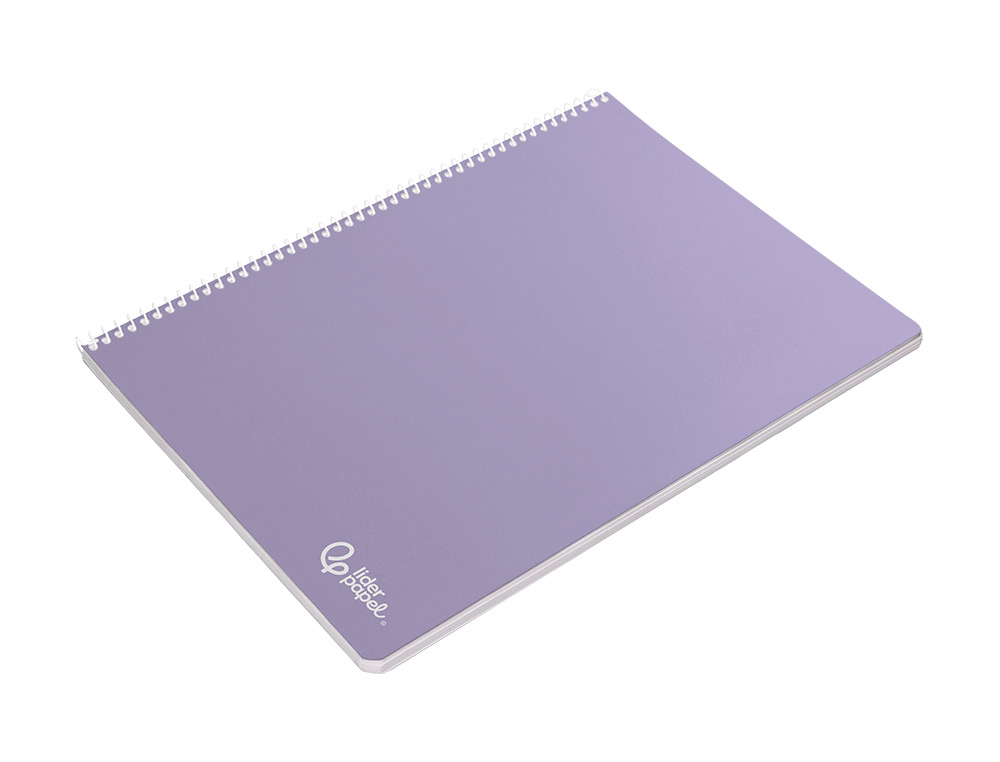 CUADERNO ESPIRAL LIDERPAPEL A4 SMART TAPA BLANDA 80H 75GR LISO SIN MARGEN COLORES SURTIDOS