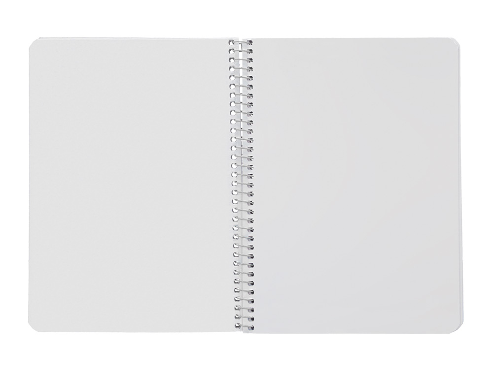 CUADERNO ESPIRAL LIDERPAPEL A4 SMART TAPA BLANDA 80H 75GR LISO SIN MARGEN COLORES SURTIDOS