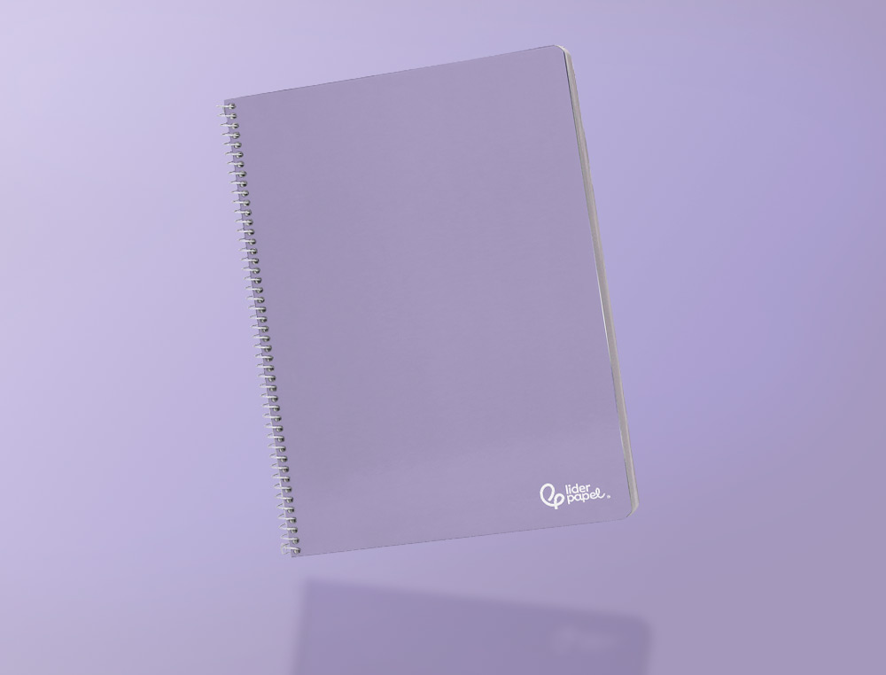 CUADERNO ESPIRAL LIDERPAPEL A4 SMART TAPA BLANDA 80H 75GR LISO SIN MARGEN COLORES SURTIDOS