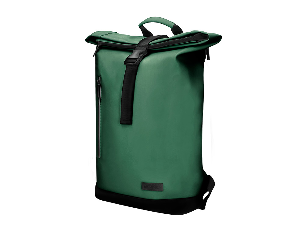 MOCHILA ANTARTIK ROLL PACK WATERPROOF ENROLLABLE GRAN CAPACIDAD VERDE MILITAR 480X130X280 MM