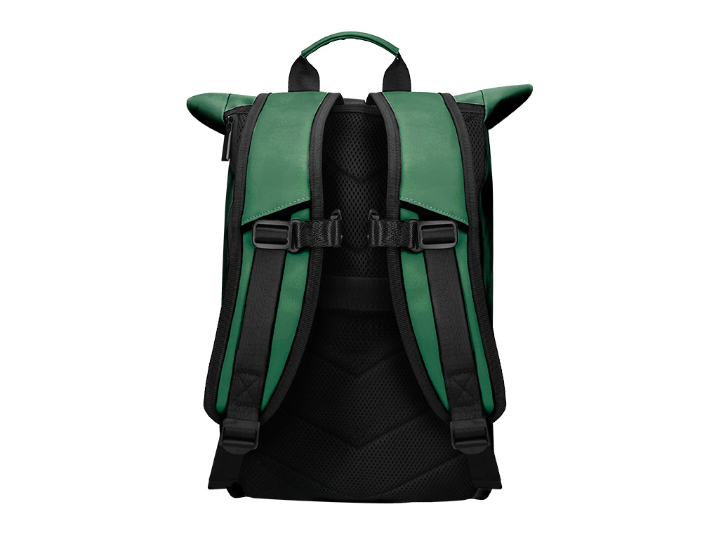 MOCHILA ANTARTIK ROLL PACK WATERPROOF ENROLLABLE GRAN CAPACIDAD VERDE MILITAR 480X130X280 MM