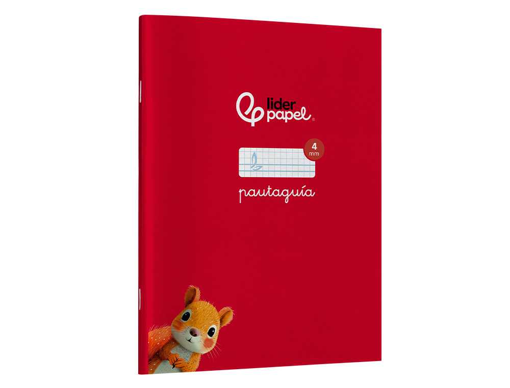 LIBRETA LIDERPAPEL PAUTAGUIA TAPA CARTONCILLO 32H A5+ 75GR CUADRICULADO PAUTADO 4MM CON MARGEN 6 COLORES SURTIDOS