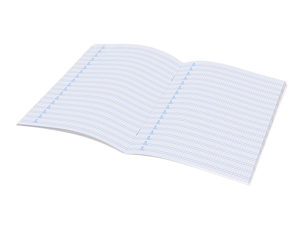 LIBRETA LIDERPAPEL PAUTAGUIA TAPA CARTONCILLO 32H A5+ 75GR CUADRICULADO PAUTADO 4MM CON MARGEN 6 COLORES SURTIDOS