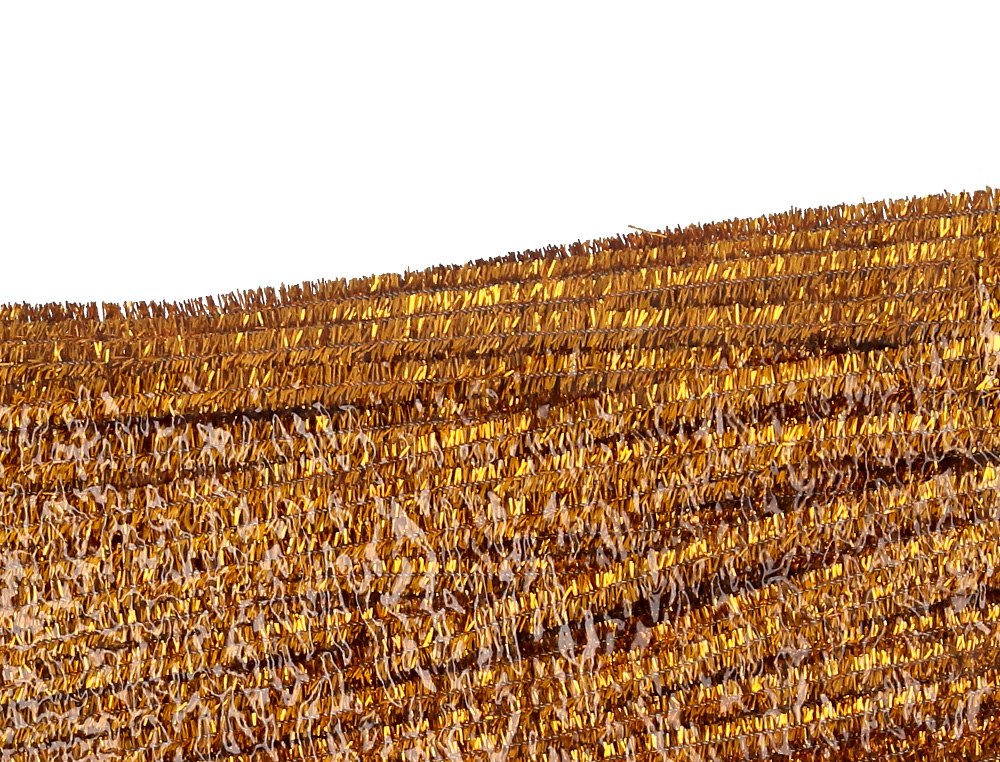 LIMPIAPIPAS DE CHENILLA LIDERPAPEL 30 CM COLOR ORO BOLSA DE 100 UNIDADES