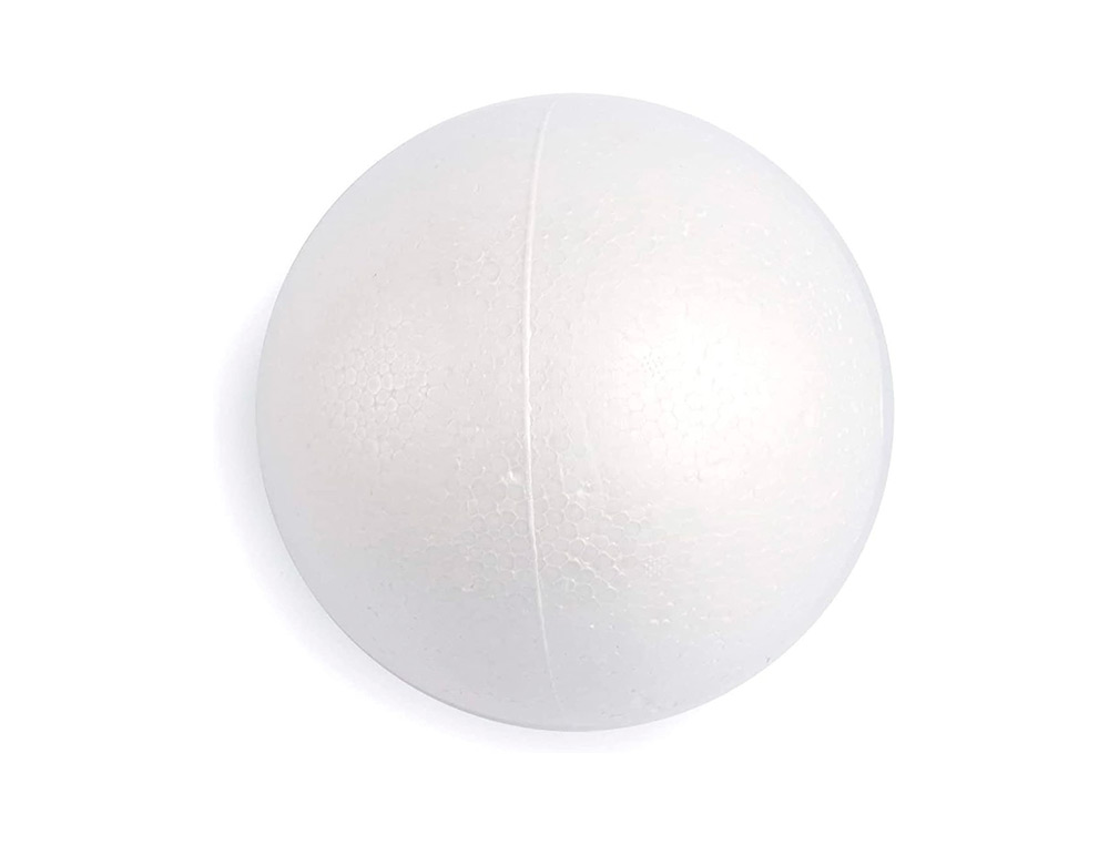 FIGURA DE ESPUMA BLANCA LIDERPAPEL BOLA DE 2 CM BOLSA CON 20 UNIDADES