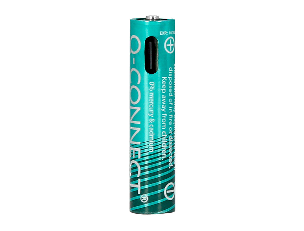 PILA Q-CONNECT AAA RECARGABLE POR USB-C BLISTER DE 4 UNIDADES