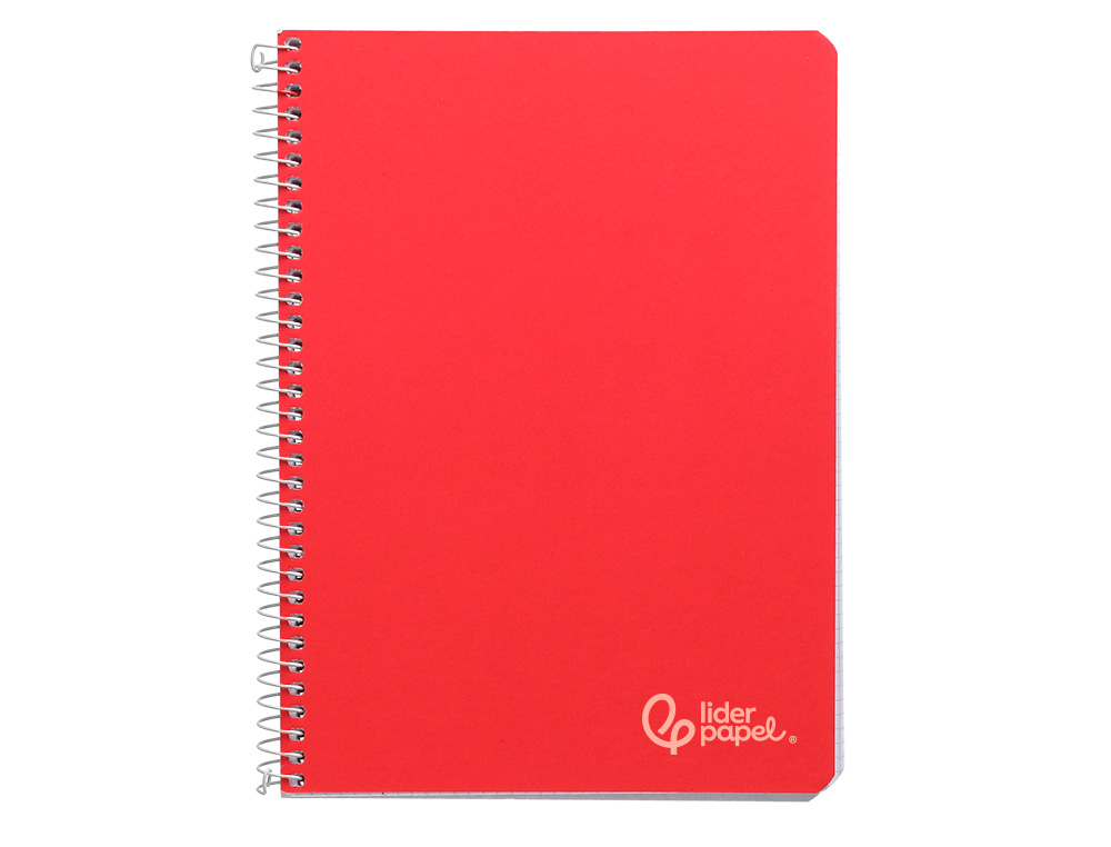CUADERNO ESPIRAL LIDERPAPEL DIN A5 WITTY TAPA DURA 80H 90GR CUADRO 3MM CON MARGEN COLORES SURTIDOS