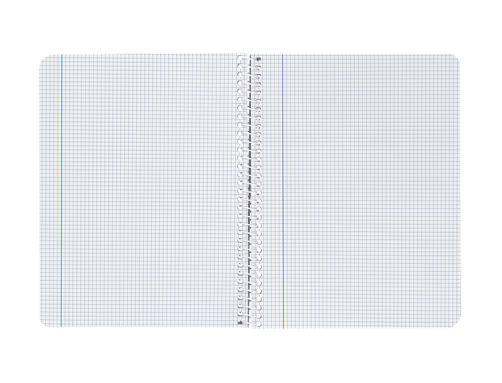 CUADERNO ESPIRAL LIDERPAPEL DIN A5 WITTY TAPA DURA 80H 90GR CUADRO 3MM CON MARGEN COLORES SURTIDOS