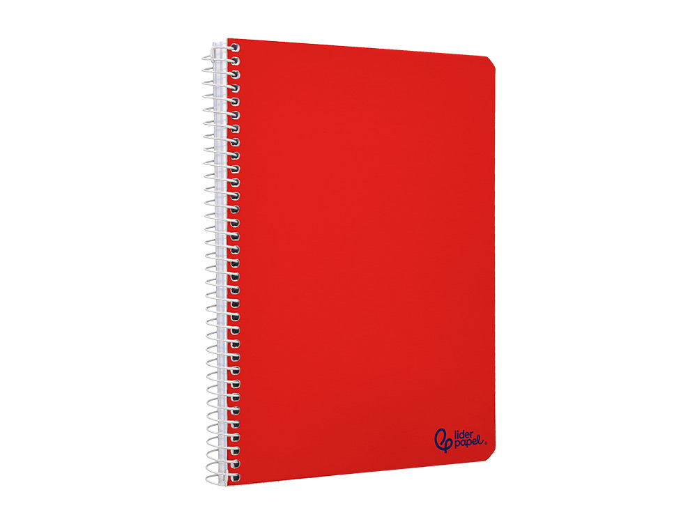 CUADERNO ESPIRAL LIDERPAPEL DIN A5 WITTY TAPA DURA 80H 90GR CUADRO 8MM CON MARGEN COLORES SURTIDOS