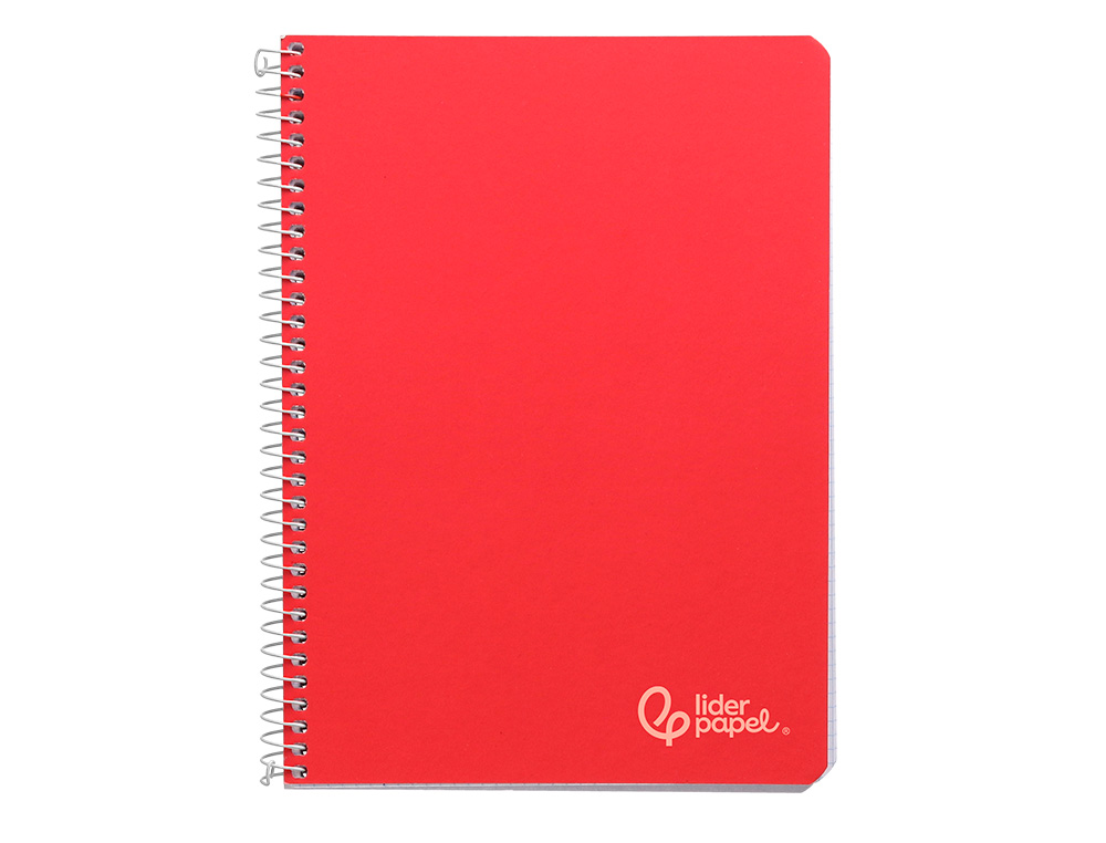 CUADERNO ESPIRAL LIDERPAPEL DIN A5 WITTY TAPA DURA 80H 90GR RAYADO N46 CON MARGEN COLORES SURTIDOS