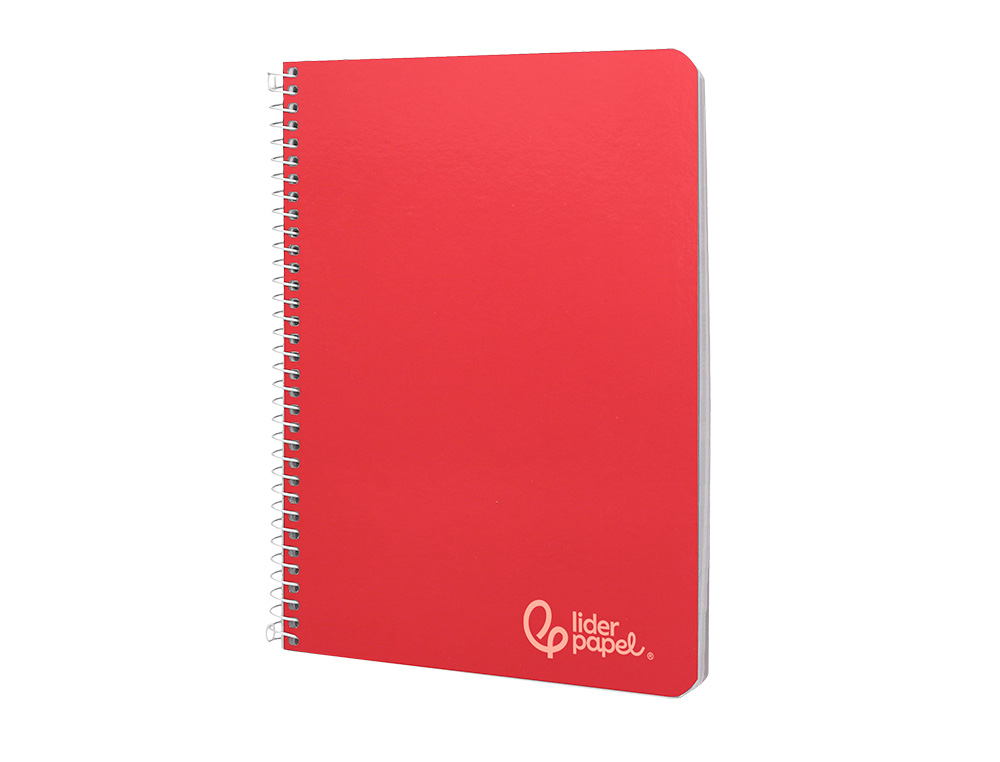 CUADERNO ESPIRAL LIDERPAPEL DIN A5 WITTY TAPA DURA 80H 90GR RAYADO N46 CON MARGEN COLORES SURTIDOS
