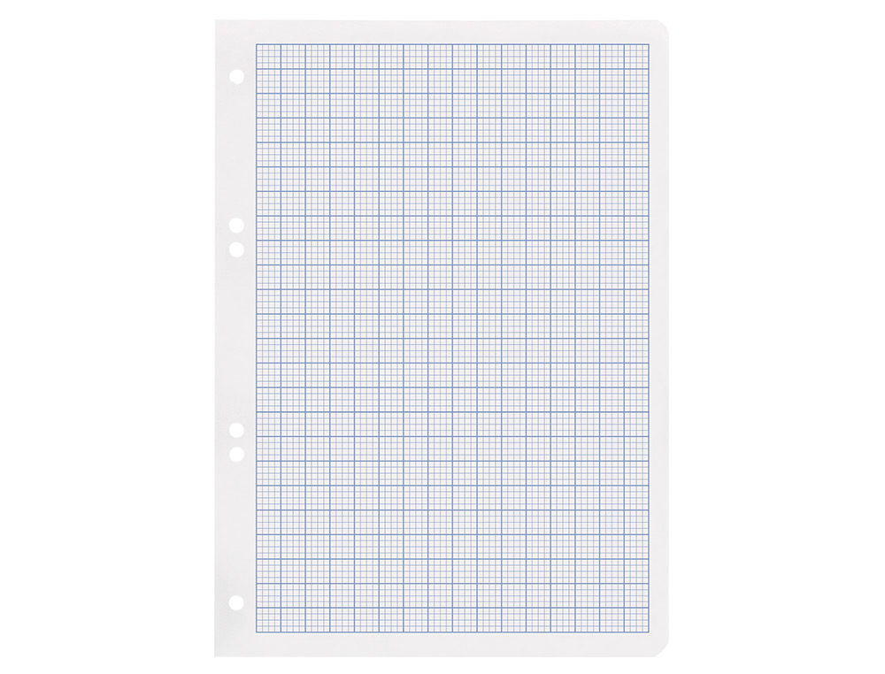 RECAMBIO LIDERPAPEL DIN A5 100 HOJAS 75G/M2 RAYADO Nº 46 6 TALADROS