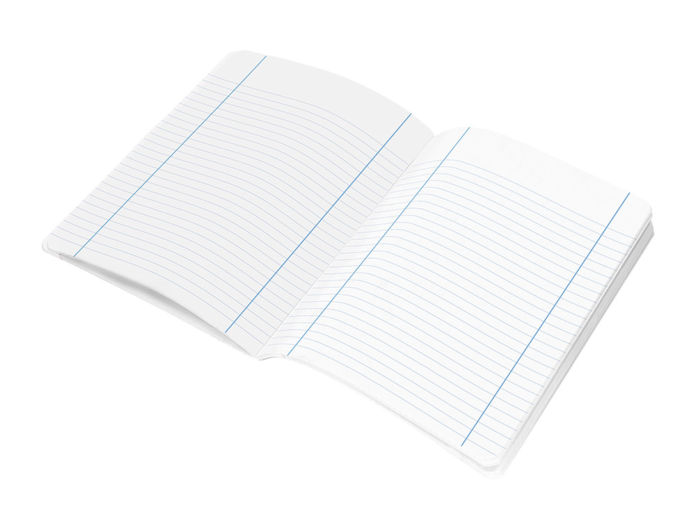 LIBRETA LIDERPAPEL SMART A5 PLUS 48 HOJAS 75GR HORIZONTAL DOBLE MARGEN COLORES SURTIDOS