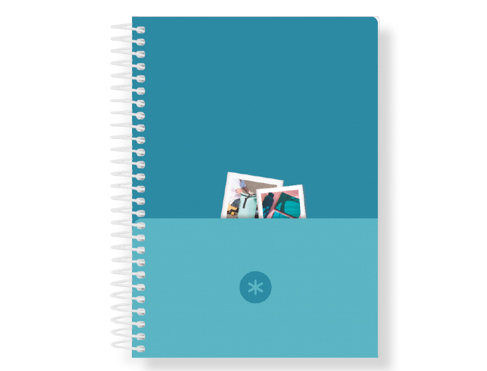 AGENDA ESPIRAL ANTARTIK ESSENTIALS A5+ 2026 DÍA PÁGINANEGRO PAPEL 80G FSC