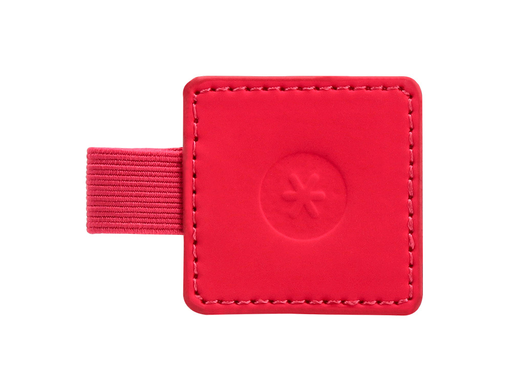 PORTABOLIGRAFO AUTOADHESIVO ANTARTIK PARA CUADERNO NOTE CON ELASTICO HASTA 15 MM GROSOR 80 MM FUCSIA 40X40 MM