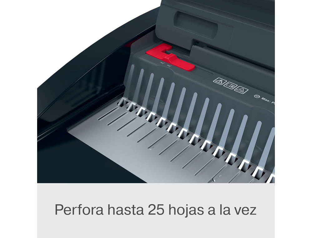 ENCUADERNADORA ELECTRICA PARA CANUTILLO GBC COMBBIND CB25E PERFORA 25 HOJAS TAMAÑO A4/A5 ENCUADERNA 390 HOJAS