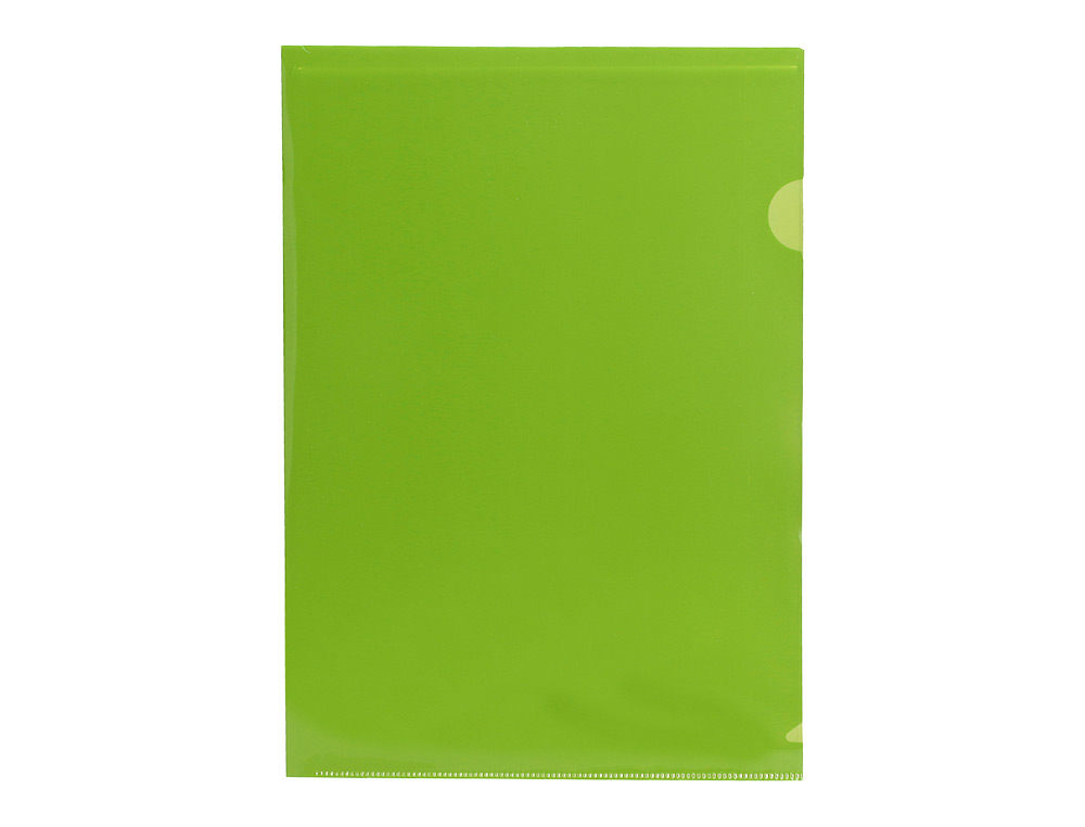 CARPETA LIDERPAPEL DOSSIER UERO 44003 POLIPROPILENO DIN A4 VERDE 20 HOJAS
