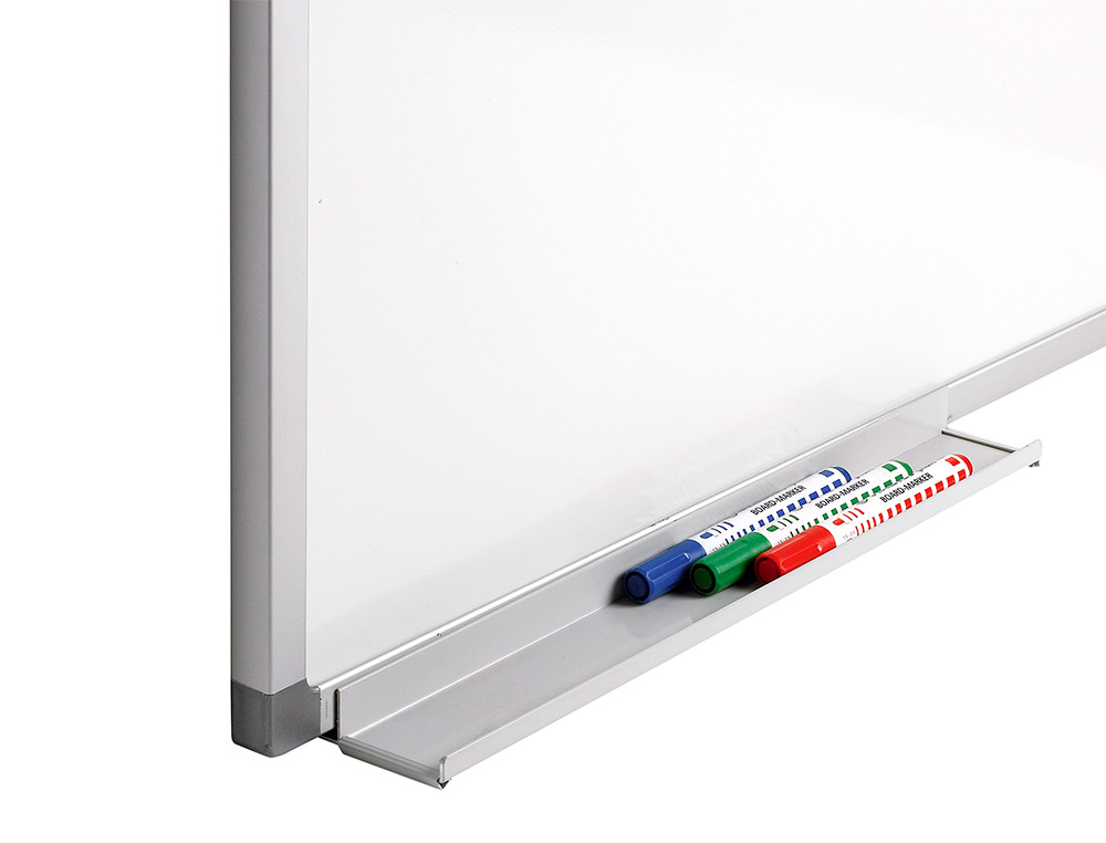 PIZARRA BLANCA Q-CONNECT MELAMINA MARCO DE ALUMINIO 90X60 CM
