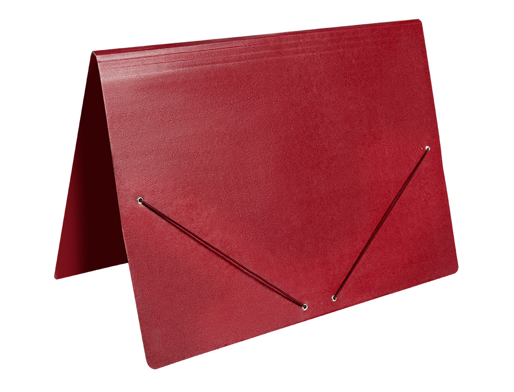 CARPETA PLANOS LIDERPAPEL A2 CARTON GOFRADO N 12 ROJO
