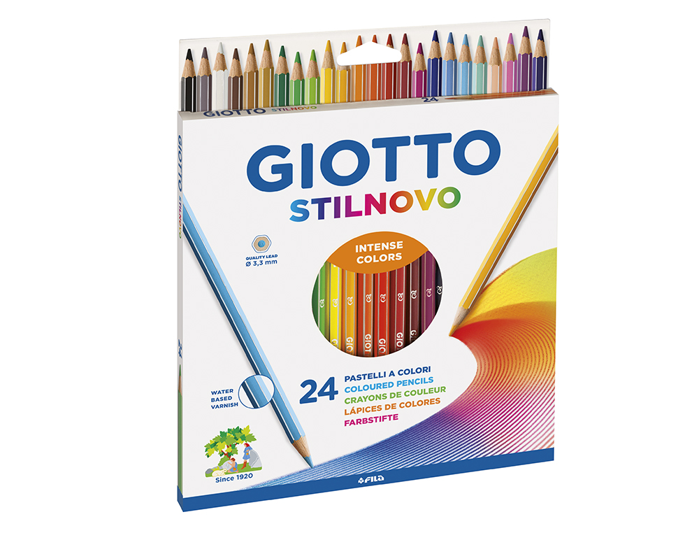 LAPICES DE COLORES GIOTTO STILNOVO 24 COLORES UNIDAD