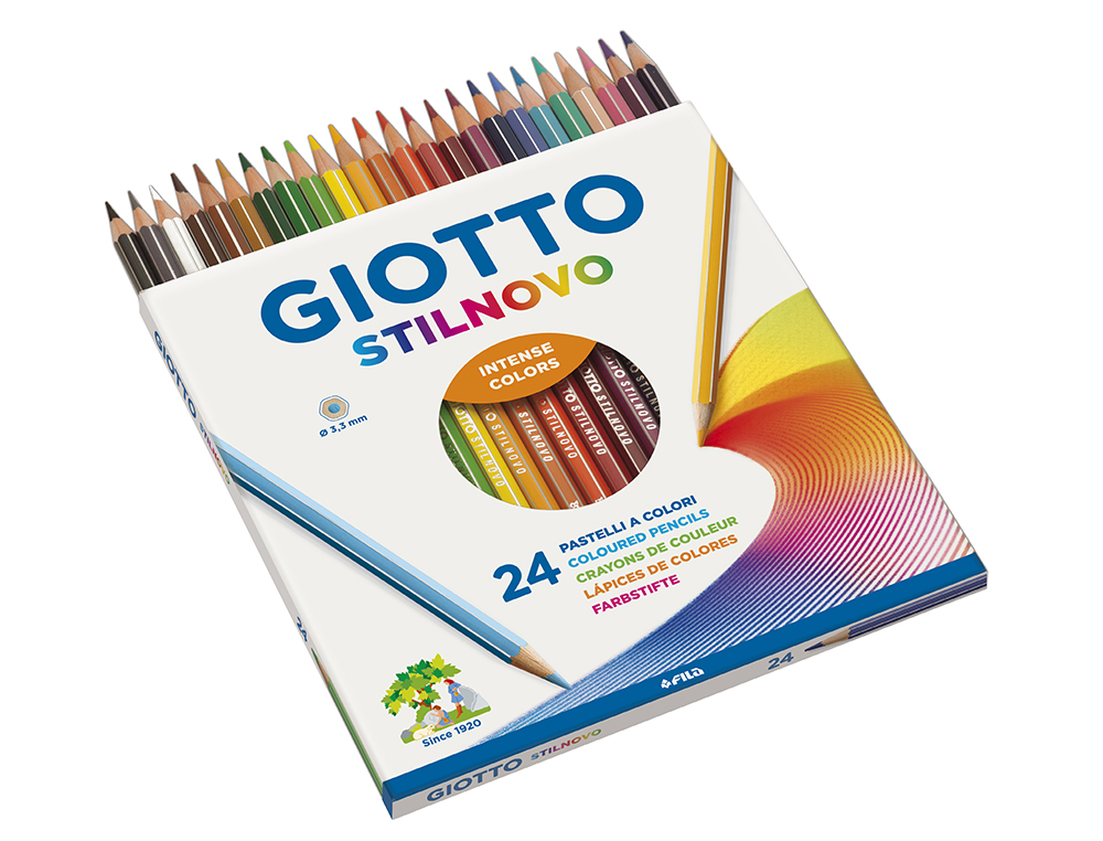 LAPICES DE COLORES GIOTTO STILNOVO 24 COLORES UNIDAD