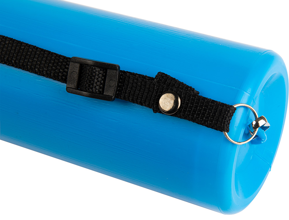 PORTAPLANOS PLASTICO LIDERPAPEL DIAMETRO 6 CM EXTENSIBLE HASTA 80 AZUL