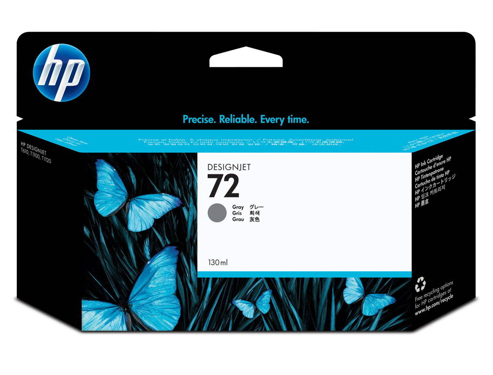 INK-JET HP 72 GRIS FOTO DESIGNJET T610/1100 -130ML-