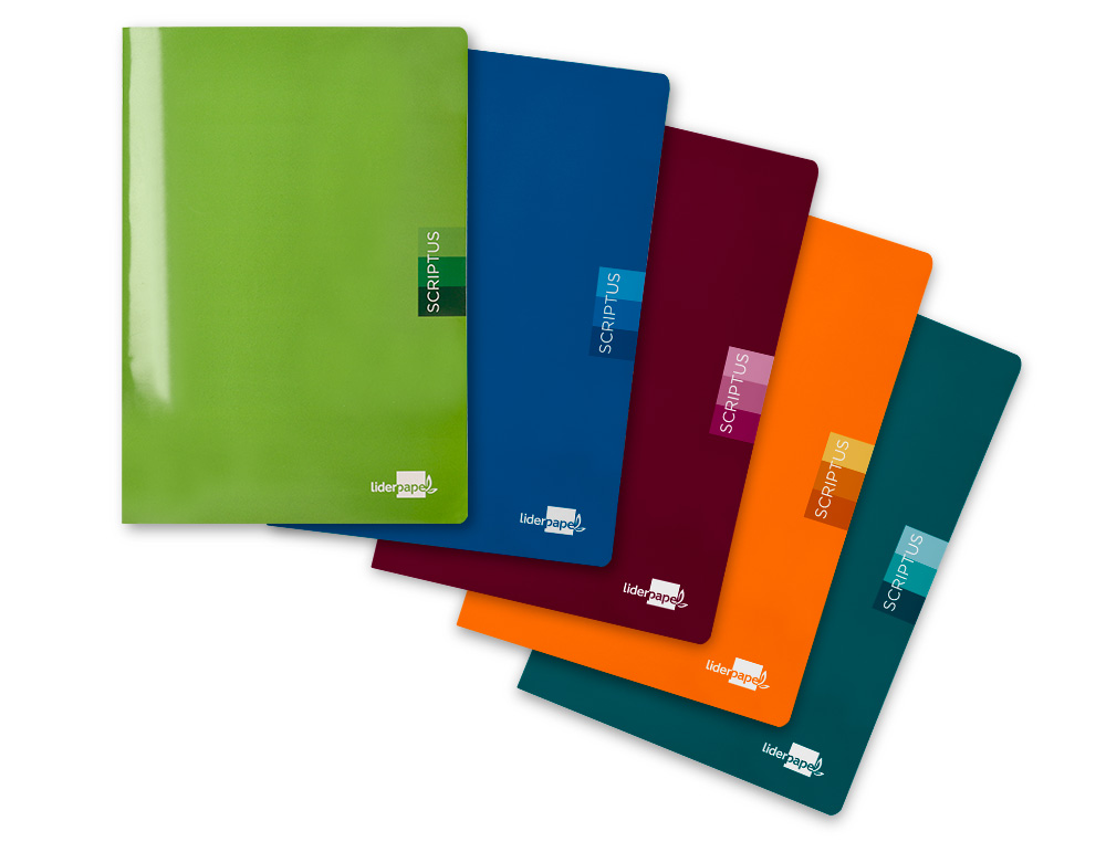 LIBRETA LIDERPAPEL SCRIPTUS A5 PLUS 48 HOJAS 90G/M2 PAUTA 4ª 3.5MM CON MARGEN