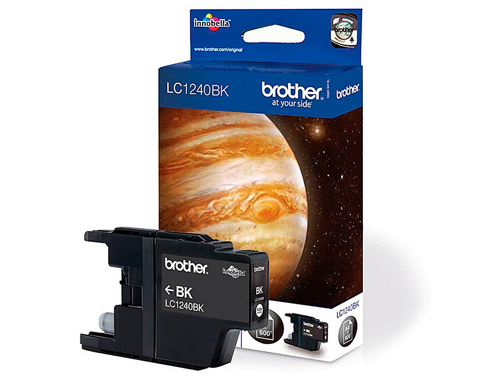 INK-JET BROTHER LC-1240BK NEGRO -600PAG- MFC-J6510DW MFC-J6710DW MFC-J6910DW
