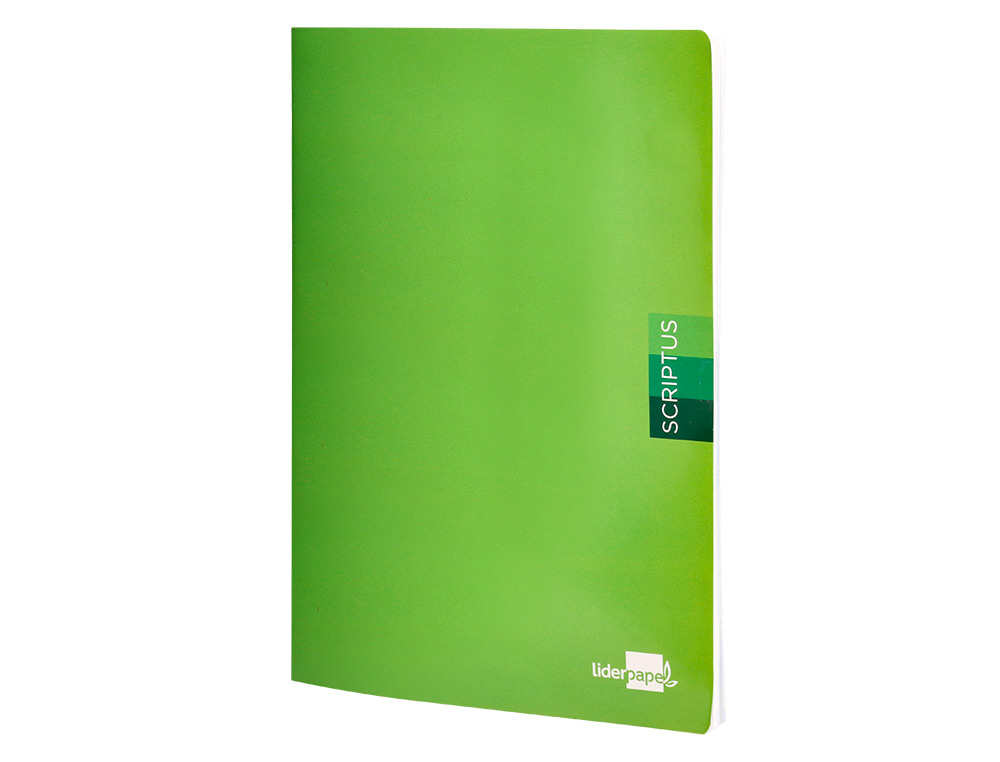 LIBRETA LIDERPAPEL SCRIPTUS A4 48 HOJAS 90GR CUADRO 3MM CON MARGEN