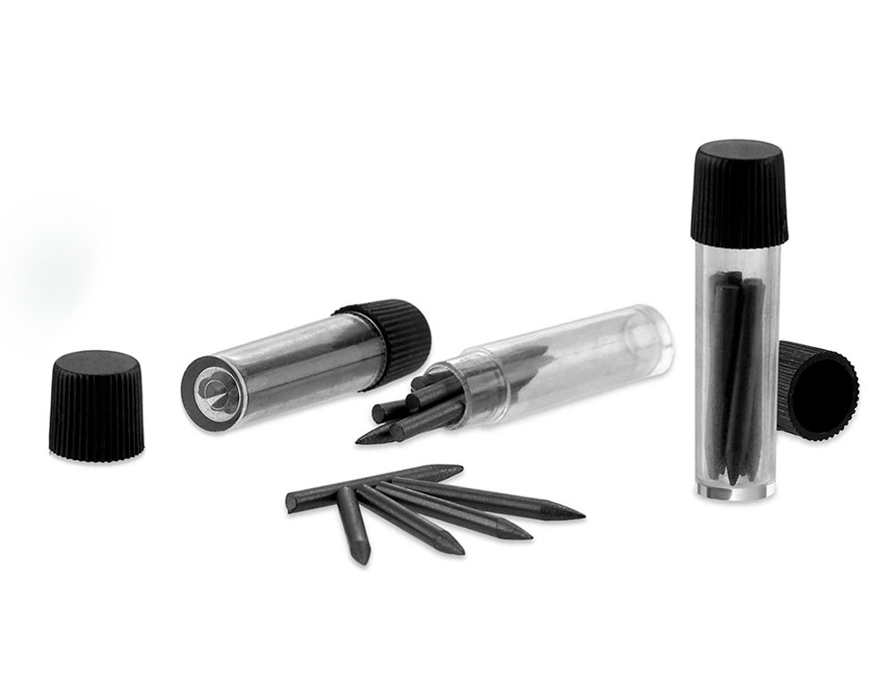 MINAS LIDERPAPEL GRAFITO 2 MM PARA COMPAS TUBO DE 3 MINAS