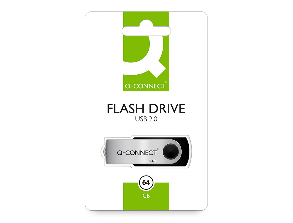 MEMORIA USB Q-CONNECT FLASH 64 GB 2.0