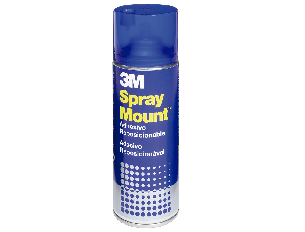 PEGAMENTO 3M SPRAY MOUNT ADHESIVO REPOSICIONABLE POR TIEMPO LIMITADO BOTE DE 200 ML