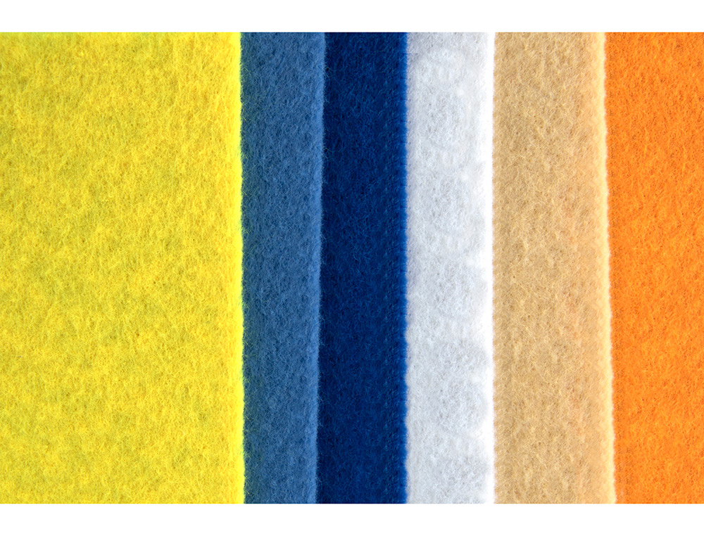FIELTRO LIDERPAPEL 50X70CM AZUL CLARO 160G/M2