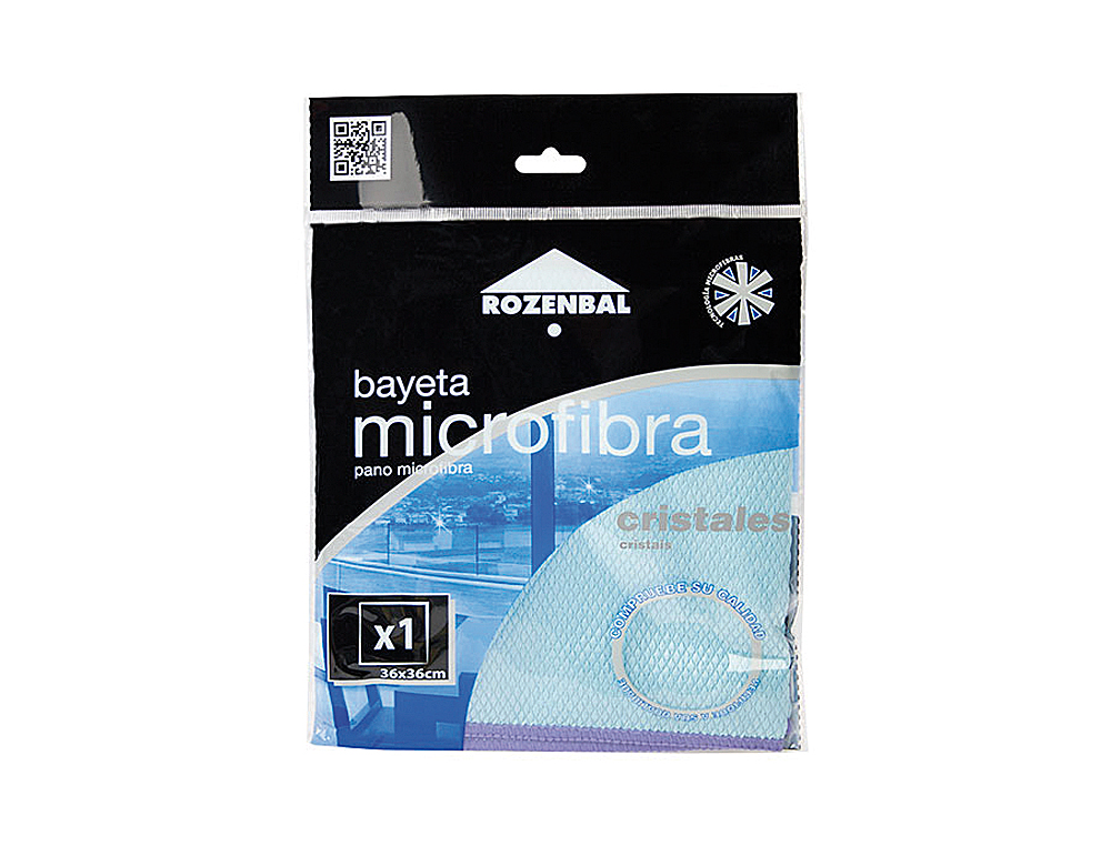 BAYETA MICROFIBRA CRISTALES 36X36 CM