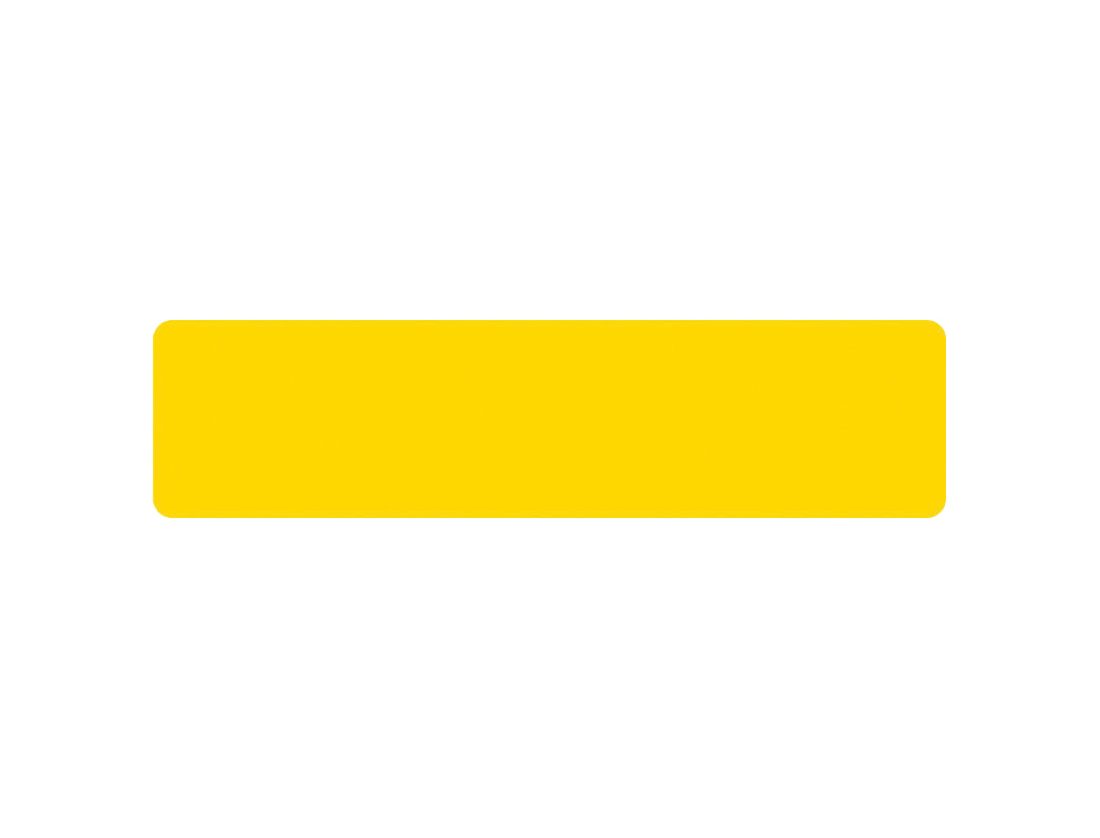 SIMBOLO ADHESIVO DJOIS PVC TIRA LONGITUDINAL DELIMITACION SUELO 50 MM AMARILLO PACK DE 10 UNIDADES