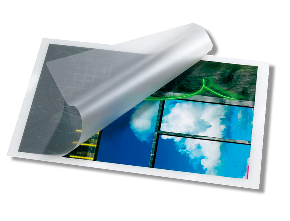 BOLSA DE PLASTIFICAR Q-CONNECT 303 X 216 MM 125 MC DIN A4 MATE SIN REFLEJOS CAJA DE 100 UNIDADES